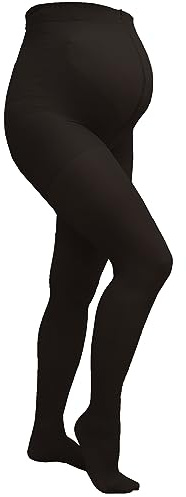 Fiore Damen Umstandsstrumpfhose Mama 100 Den / Bodycare Strumpfhose, Schwarz (Black 001), M EU