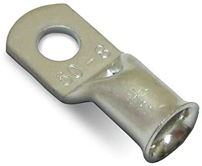 10x Copper Tube Terminals 16mm² x 8mm Lug Battery Starter Cable Welding Crimp Terminal Ring