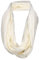 TigerTie Loop Schal in creme elfenbein einfarbig Uni - Schlauchschal Rundschal