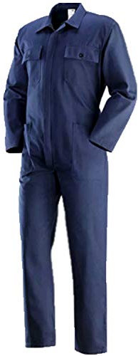 Fratelliditalia Overall, Arbeitsanzug, Baumwolle, mechanisch, Reißverschluss, bequem, blau, XL