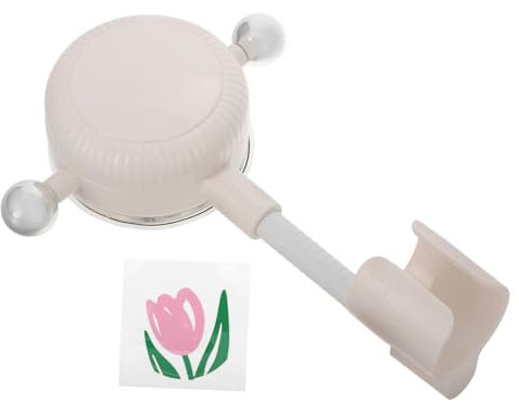PRETYZOOM Accesorio De Soporte De Ducha Móvil Ventosa Ajustable Sin Taladro para Ducha Color Hidrolimpiadora