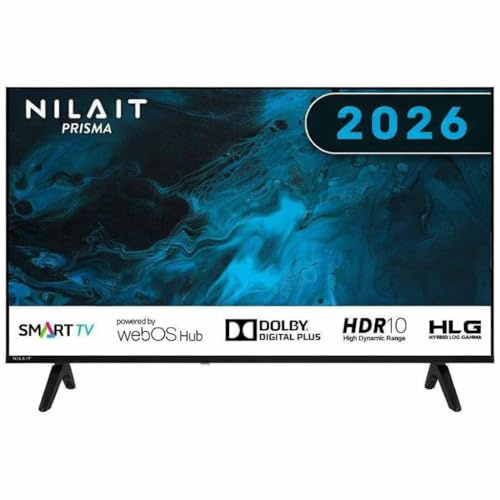 Nilait Prisma 55UD7004ST 55 Smart TV 4K UHD, LED, WebOS, HDR, WiFi, Control por Voz, Televisor 55 Pulgadas Ultra HD