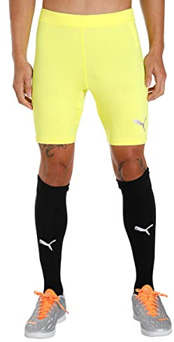 Puma Herren Liga Baselayer Short Tight, Fluo Yellow, L