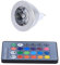 YUMILI Farbwechsel Lampe, MR16 3W RGB LED Licht Farbwechsel Lampe, RGB Magic Spot Light 12V-24V mit Fernbedienung für Home Bar