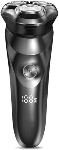 GeRRiT Maquinilla de afeitar eléctrica for hombres, Afeitadora eléctrica Maquinilla de afeitar Máquina eléctrica for hombres Recortadora Afeitadora eléctrica for hombres Afeitadora de barba y gel de b