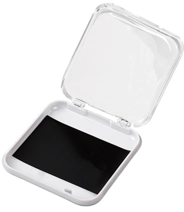 Square Magnetic Pin Holder for Sewing Suitable for Tailor Shop Magnetic Pin Cushion Small and Easy to Carry Needle Minder(White A)