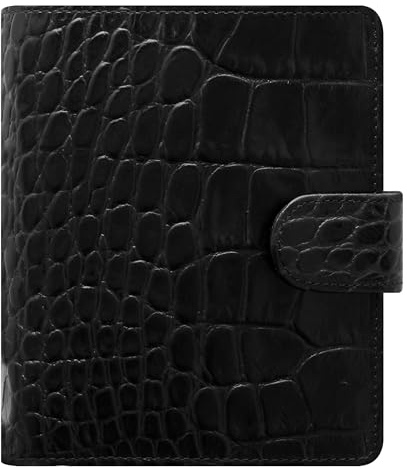 Filofax Organizer Classic Croc Pkt Organiser Ebony 2026