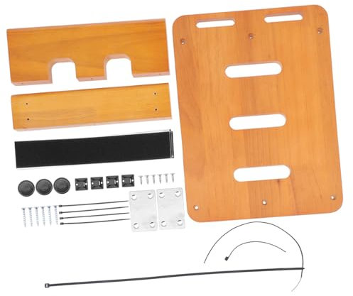 MILISTEN 1 Satz Effektprozessor Brett für Gitarre Professionelles Gitarren Zubehör Stabil und Installieren für Effektgeräte und Power Supplies Holzoptik Langlebig und Praktisch für