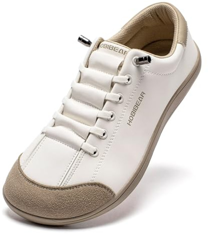 HOBIBEAR Zapatillas de Running para Hombre y Mujer | Drop Cero | Zapatillas de Trail Running de Cuero, Informales y Minimalistas