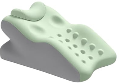 Almohada de cuña para cama, almohadas elevadas ergonómicas para dormir, soporte de espuma viscoelástica para el cuello con funda lavable para dormir de lado, espalda, cuerpo, piernas, tumbado, sentado