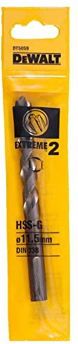dewalt DT5059-QZ DeWalt DT5059QZ Extreme 2 Metal Drillbit 11.5 x 142mm - Silver