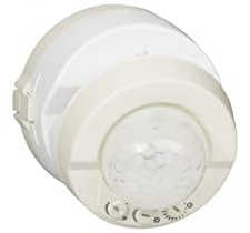 Legrand 048898 Détecteur de Mouvement Etanche Eco1 3 Fils, Neutre Plexo IP55 Complet Saillie, Blanc
