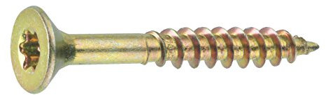 Connex KL3213535 Vis galvanisées six lobes internes pour panneaux de particules TX 3,5 x 35 mm 1000 g