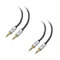 Cable Matters 2er-Pack 3,5mm Audio Kabel 1,8 m, (3,5 mm Aux Kabel/klinkenkabel 3,5mm, Kopfhörerkabel, aux kabel auto, AudioKabel 3,5 mm Stecker zu Stecker, klinkenstecker) - 1,8 Meter