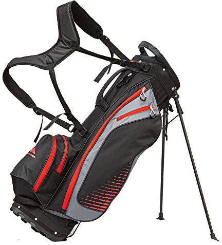 Longridge Super Lite Stand Bag - Black/Red