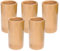 TOPBATHY 5 coppette in bambù per massaggio del corpo, dimensioni 5, 6 cm, diametro 10 cm, altezza ventose, per terapia di coppettazione, materiale in bambù naturale, ideale per uso domestico