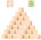 30 Stück Holzwürfel 5cm Natur Holzklötze 50 x 50 x 50mm Holzblöcke zum Basteln Quadratische Blanko Holzwürfel 50mm Bausteine Holz Würfel für DIY, Stempel, Mathematik, Bausteine, Spielsteine, Puzzle