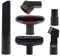 POHOVE 6Pcs Vacuum Attachments Set, Compatible with Most Vacuum Cleaners, Brush Nozzle Crevice Tool for 35mm to 32mm Standard Hose Parts(COLOR:Black)