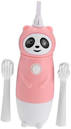 BEBEMOKO 1Juego Cepillo de Dientes Automático Infantil con Cerdas Cepillo Eléctrico para Diseño de Dibujos Animados Incluye Sin Batería Color Rosa