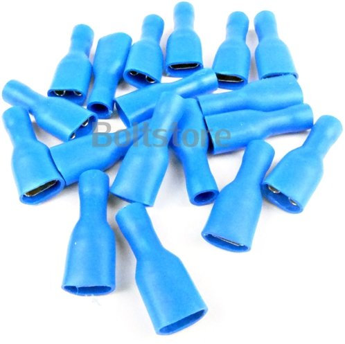 Spingere femmina sul terminale a crimpare isolato i raccordi blu 50 Pack