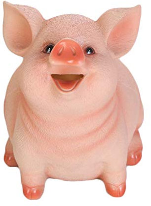 VOSAREA Münze Bank, Adorable Schwein geformt Münze Bank Spardose Sparschwein Spar Topf Geburtstagsgeschenk Größe L