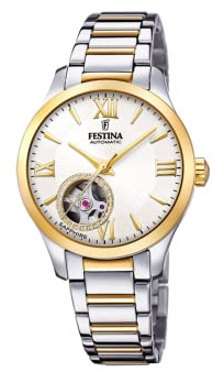 Festina Reloj Automático Mujer de Acero Inoxidable 316l Multi | Relojes Mujer, Cristal de Zafiro de Alta Resistencia, Resistente al Agua 5 ATM F20489/1