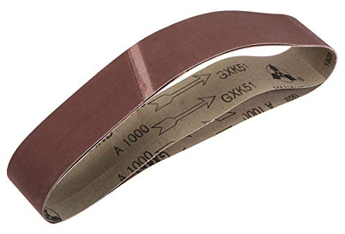 sourcing map 2 st. slipband 1 000 kornighet aluminiumoxid 50 x 686 mm (2 tum x 27 tum)