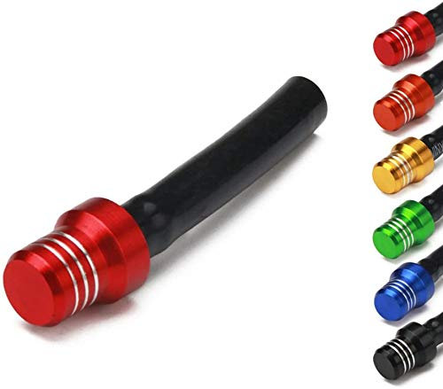 JFG RACING Tube de Tuyau de reniflard de soupape de Bouchon de réservoir d'essence de Filtre à Essence de Moto pour CRF50 CR80 CR85 CR125R CR125R CR250R CRF250R Pit Dirt Bike ATV Off Road-Red