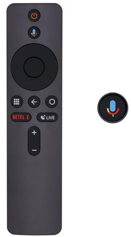 FOXRMT Télécommande pour Xiaomi Mi Box S, Remplacement Télécommande Xiaomi Mi Box S XMRM-006 avec Bluetooth Vocale Fonction