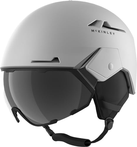 Mckinley Mirror Casco De Esquí, Hombre, White/Grey, M
