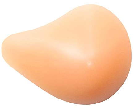 ELMIKA Silicone Breast Form Mastectomy Prosthesis Bra Enhancer Insert Concave Bra Pad One Piece Right Side C Cup 400g