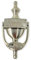 Exclusively Irish Claddagh Door Knocker for Front Door Cead Mile Failte Brass Knocker 8 Welcome Gift Ireland Home Décor (Satin Nickel)