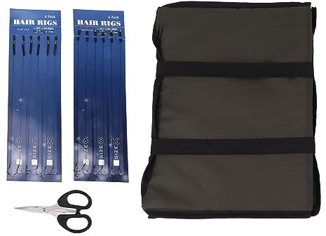 VGEBY Fishing Tackle Set, Foldable Fishing Unhooking Pad Fishing Line Scissors Fishing Hooks Combo for Fishing Enthusiasts