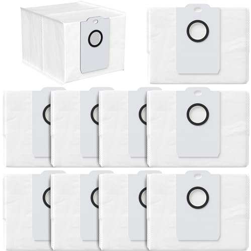 8 bolsas de recambio compatibles con aspiradora Conga 8290 & 2499, Accesorios de bolsa de Repuesto de Gran Capacidad de 3L, Filtración de Alta Eficiencia 3 en 1