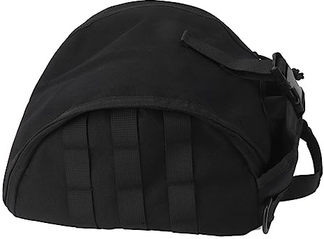 WPKD BLUEIY Outdoor Helmet Bag, Sturdy Nylon Motorcycle Bike Bicycle Helmet Hat Storage Bag for Road Trip Camping Hiking (A)