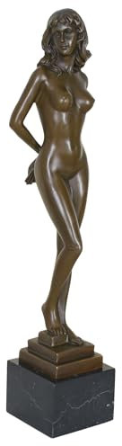 PALAZZO INT Nudo femminile in stile Art Nouveau donna nuda bronzo figura di bronzo firmato opera d'arte pab020