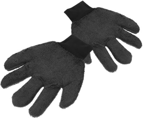 HEALEEP Autowaschhandschuhe Aus Korallenfleece Für Lackpflege Kratzfrei Und Fusselfrei Hocheffiziente Wasserabsorption Für Tägliche Fahrzeugreinigung Wiederverwendbar Und Langlebig
