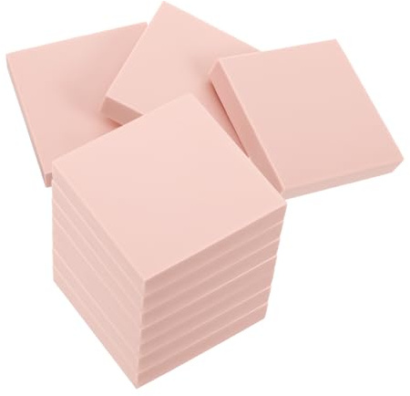 MAGICLULU Rubber Stamp Blocks Compact Rubber Bricks 10pcs for DIY Carving Crafts Pink Easy to Engrave and School and Handmade Stamp Projects