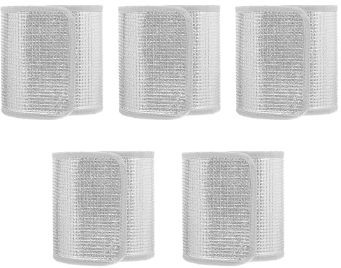 MOBUTOFU Cubierta de Maceta Aislante Térmica Reutilizable Cierre Autoadherente, Film de Aluminio Doble Cara para Protección Invernal de Plantas, Pack 5 Unidades, Protección contra Heladas