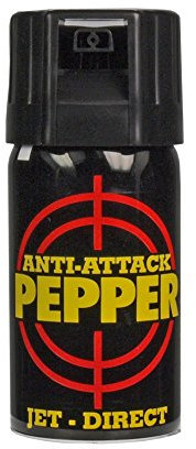 Anti-Attack Pfeffer-Strahl für die Tierabwehr - klein und handlich, Aber umwerfend in der Wirkung - 40 ml Oleoresin Capsicum in hoher Konzentration. Made in Germany