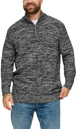 s.Oliver Sales GmbH & Co. KG / s.Oliver Men's Troyer Pullover, Black, XXXXXL
