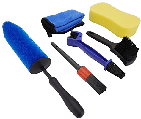Kit Spazzola per la Pulizia Della Catena Della Moto Universale (6 Pezzi)