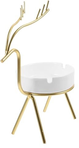 2 ensembles de cendriers figurine de paon – porte-gobelet en céramique for la décoration de la maison et du bureau | Décoration de la salle Goblincore | Cadeau de cendrier unique for les femmes