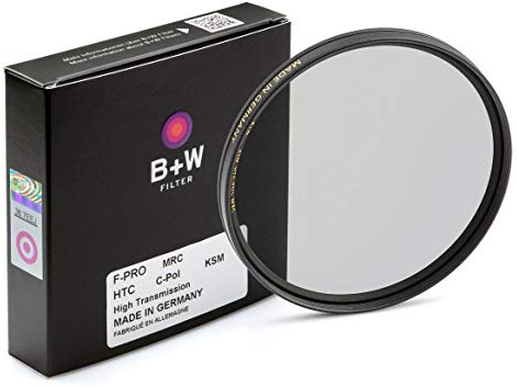 B + W Circular Polarizer Kaesemann - Standard Mount (F-PRO), HTC, 16 Layers Multi-Resistant Coating, Photography Filter, 72 mm