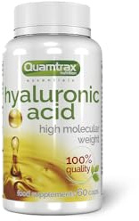 Quamtrax Nutrition - Ácido Hialurónico - 60 cápsulas - Hidratación celular, elasticidad de la piel y bienestar articular