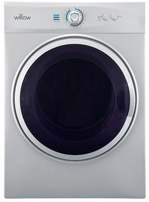 Willow WTD3S 3kg Compact Vented Tumble Dryer, Front Loading Small Dryer for Counter Top with Child Lock, Mechanical Controls, Crease Guard - Silver