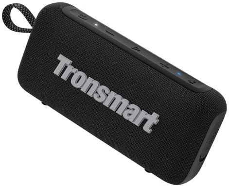 Tronsmart Trip 2 Altoparlante portatile Bluetooth 5.3, impermeabile IPX7, microfono integrato, suono stereo e assistente vocale, 20 ore di riproduzione, slot per scheda TF, per viaggi e picnic