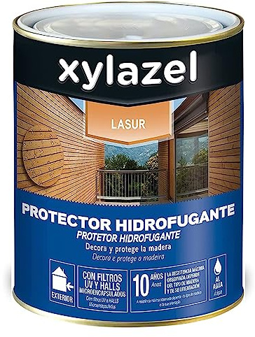 Xylazel Lasur Protector Hidrofugante Satinado Verde 750 ml