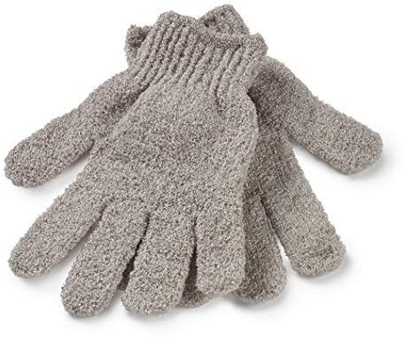 Manicare Peeling-Handschuhe – wiederverwendbare Dusch- & Badehandschuhe zum Reinigen, Massieren & Entfernen trockener Haut – fördern Durchblutung & glatte Haut