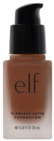 e.l.f. Flawless Finish Foundation, Lightweight & Medium Coverage, Semi-Matte Finish, Mocha, 0.68 Fl Oz (20mL)